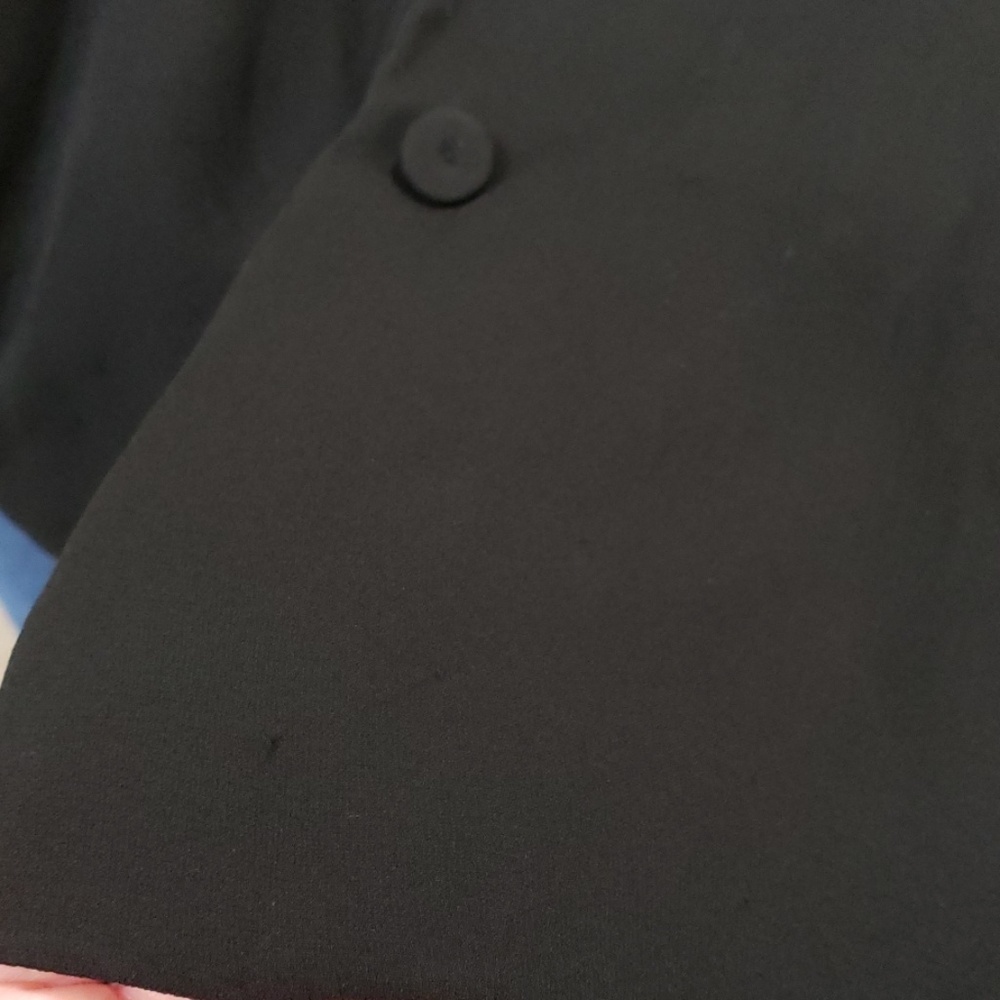 Eileen Fisher Long Sleeved 1 Button Silk Blazer - Picture 7 of 8